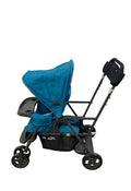 secondhand Joovy Caboose Ultralight Graphite Stroller, Turquoise, 2022