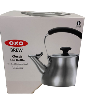 OXO BREW Classic Tea Kettle - Brushed Stainless Steel: Teakettles