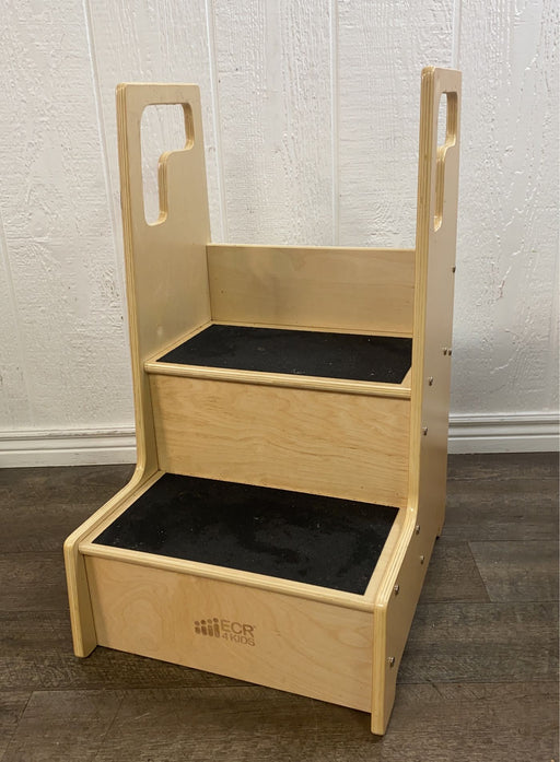 used ECR4Kids Reach-Up Kids Step Stool With Handles & Rails