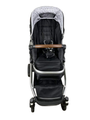 secondhand Mockingbird Single to Double Stroller, 2022, Silver with Penny Leather, Watercolor Drops, Black