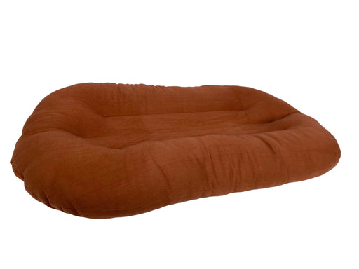 used Snuggle Me Organic Sensory Infant Lounger, Gingerbread