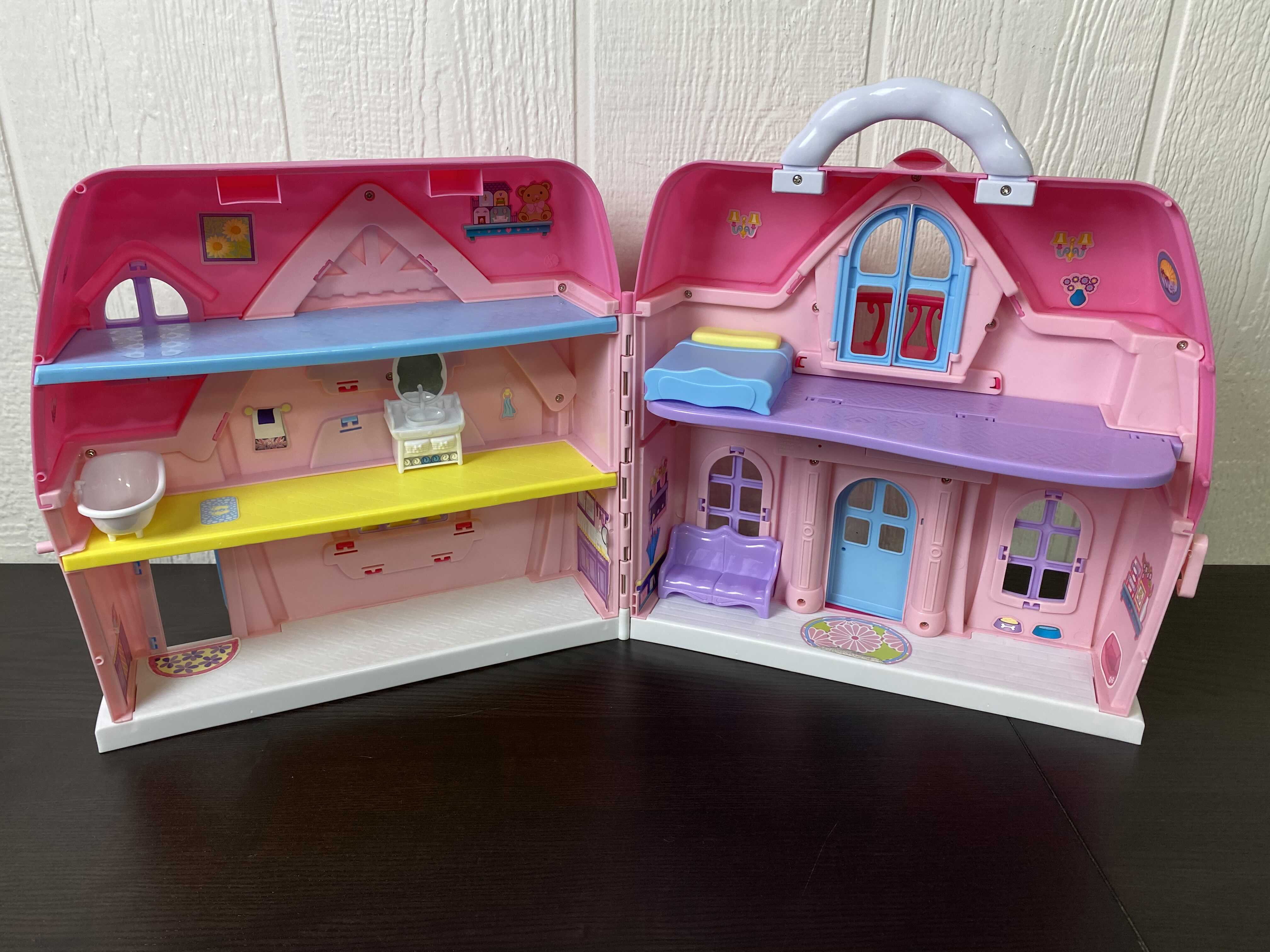 You & me cheap family cottage dollhouse playset