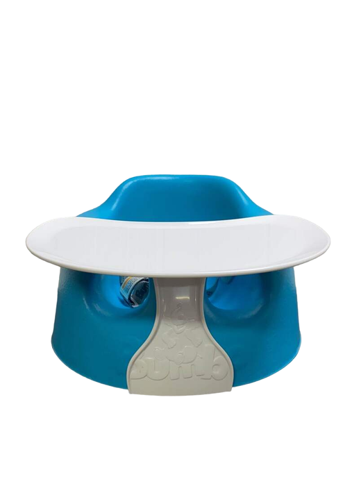 Shop Bumbo Floor Seat With Play Tray, Powder Blue at GoodBuy Gear