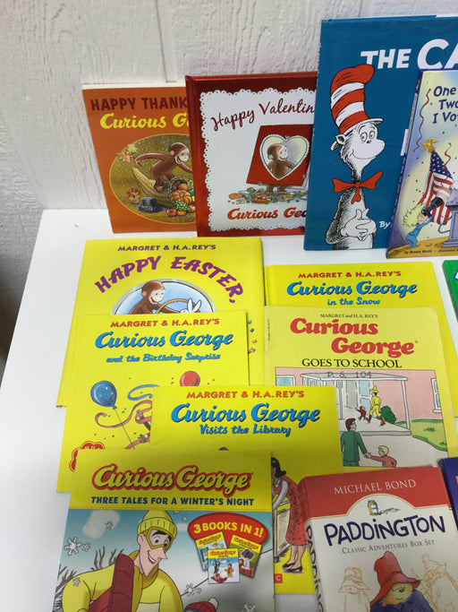 secondhand BUNDLE Books (Curious George Dr. Seuss)