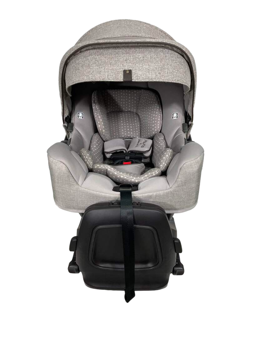 secondhand Nuna PIPA rx Infant Car Seat with RELX Base, Droplet Dot, 2023