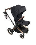 used Cybex E-PRIAM Electric Stroller, 2023, Rose Gold, Deep Black