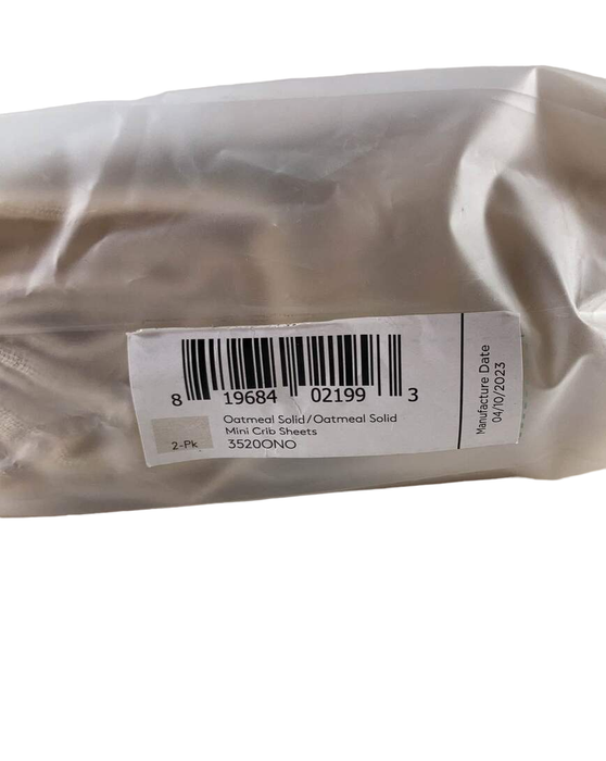 Shop Newton 2 Pack Mini Crib Sheets, Oatmeal at GoodBuy Gear