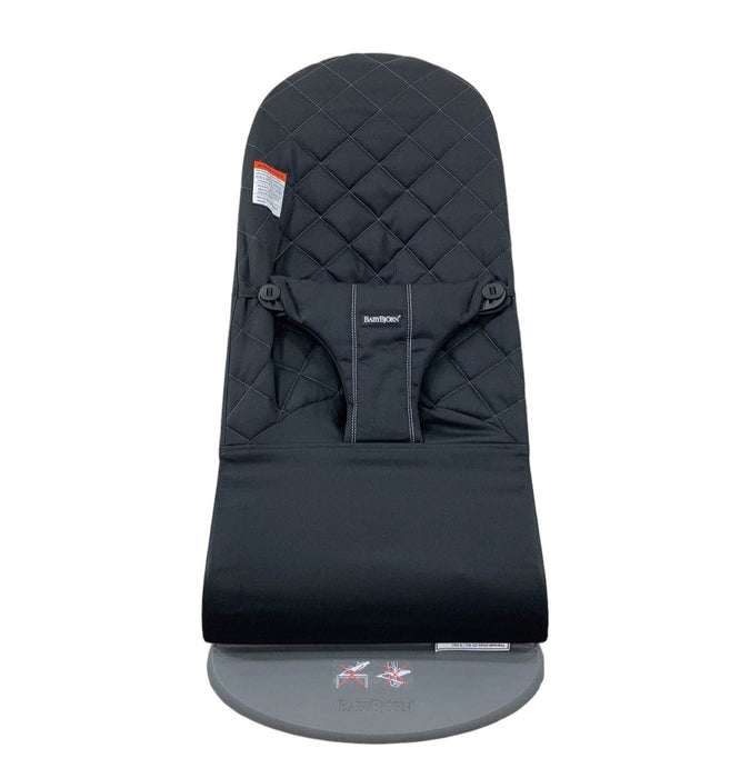 BabyBjorn Bouncer Bliss, Woven Classic Quilt, Black