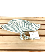 secondhand Pehr Stripes Away Bucket Hat, 0-6 Months Sea