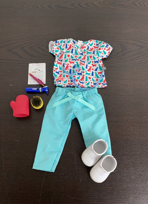 used OG Dolls Accessories, Healthy Paws Vet Uniform