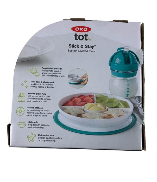 Shop OXO Tot Stick & Stay Suction Bowl, Teal at GoodBuy Gear
