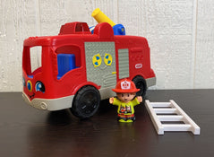 secondhand Fisher Price Little People Lift ‘n Lower Fire Truck