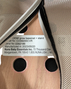 secondhand Nuna Demi Grow Bassinet + Stand, 2023, Caviar