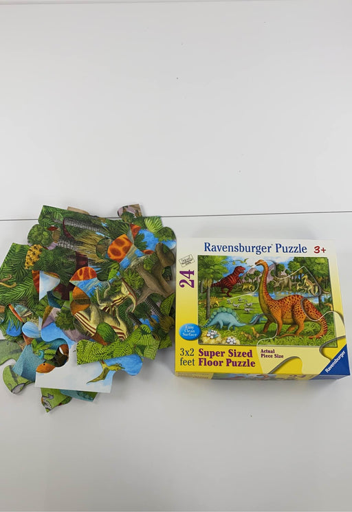 secondhand Ravensburger Super Sized Floor Puzzle, Dinosaur Pals
