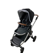 used Mockingbird Single to Double Stroller, Silver with Penny Leather, Black , Windowpane, 2022