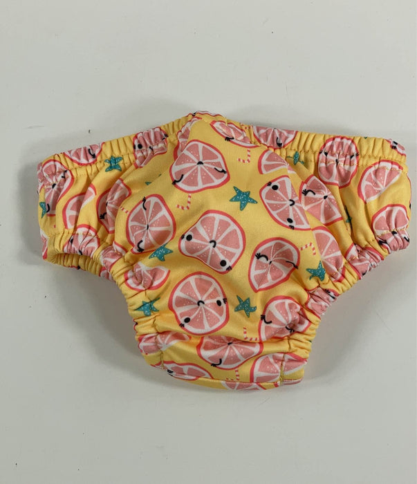 secondhand Bambino Mio Swim Nappy, Small (up to 6 months), Cool Citrus