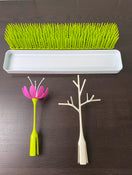 secondhand Boon Grass Countertop Drying Rack with Accessory