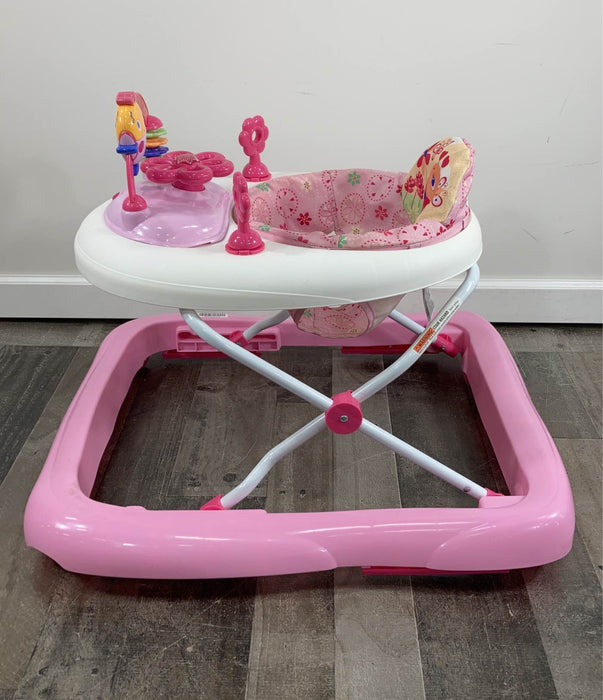 secondhand Bright Starts Walk-A-Bout Walker, Pretty In Pink