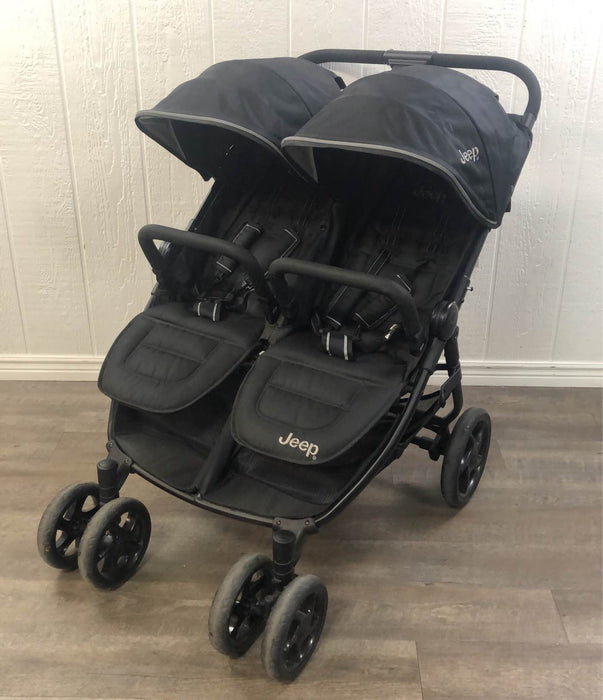 used Jeep Destination Ultralight Side x Side Double Stroller