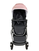 secondhand Mockingbird Single to Double Stroller, 2023, Matte Black with Matte Black Leather, Watercolor Drops, Bloom