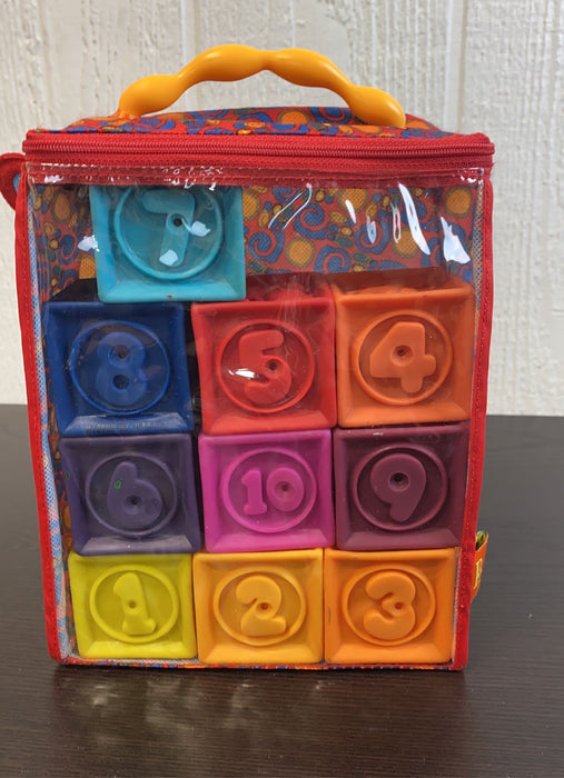 used B. toys One Two Squeeze Blocks