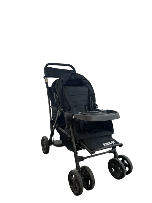 Joovy Caboose Too Ultralight Graphite Sit And Stand Double Stroller, Black, 2019