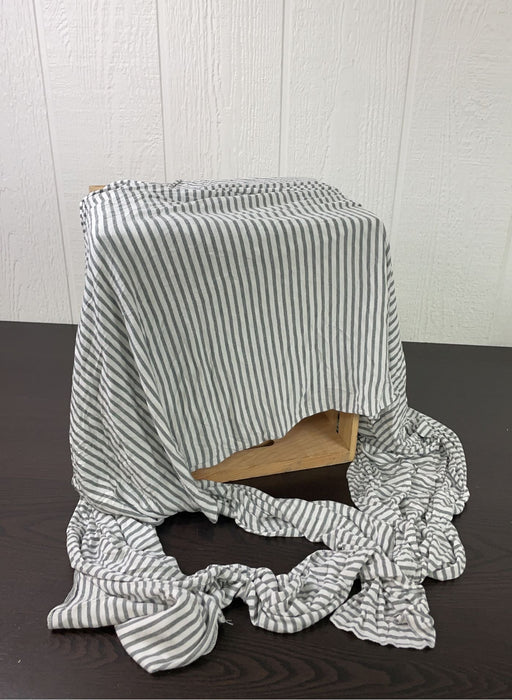 used Solly Baby Wrap, Natural Grey Stripe