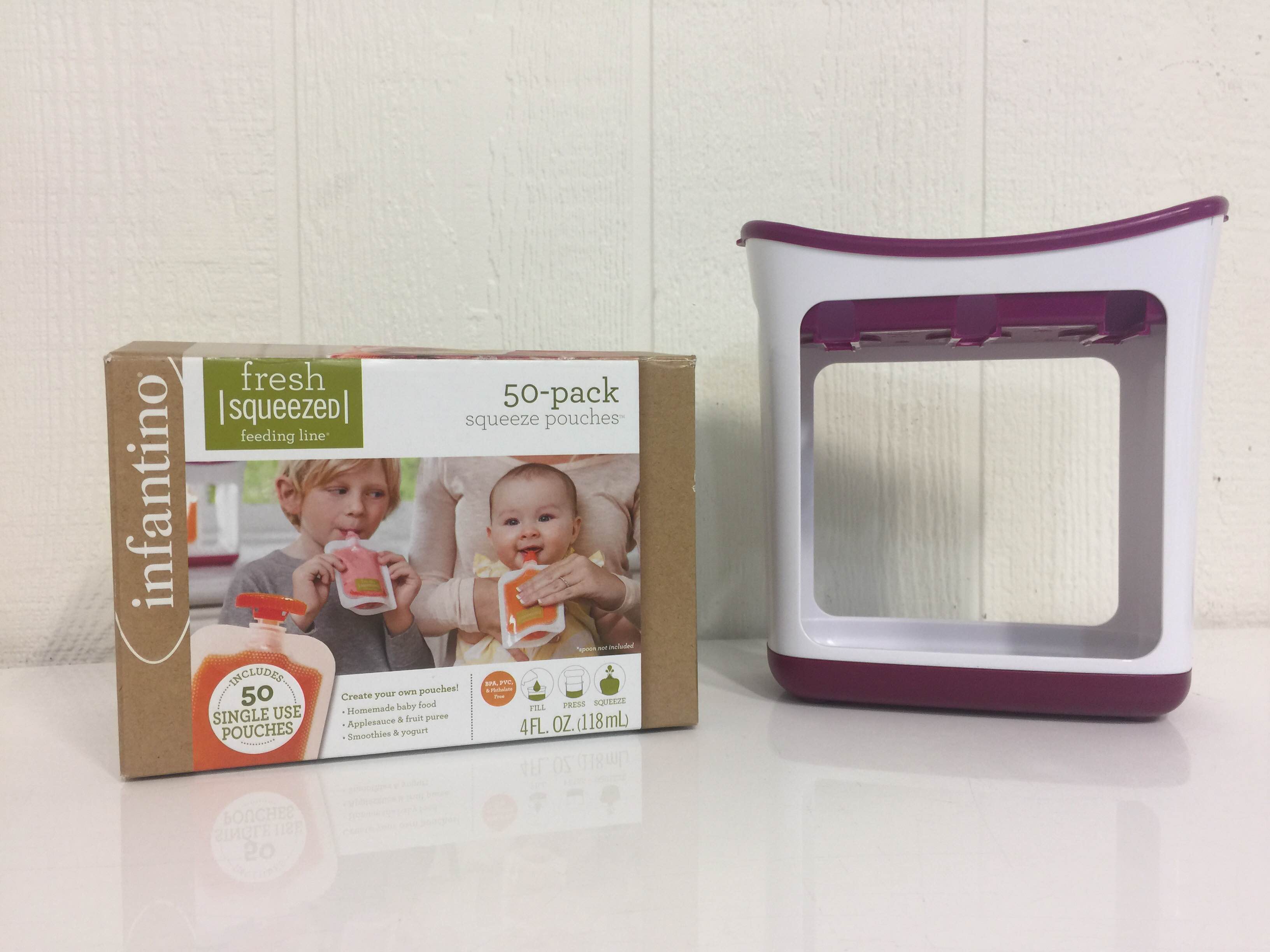 Infantino squeeze hot sale station accessories