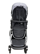 secondhand Mockingbird Single to Double Stroller, 2022, Silver with Black Leather, Windowpane, Black