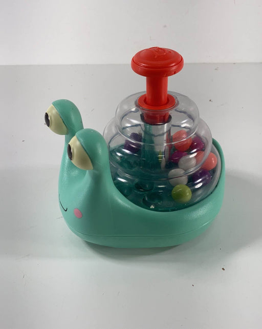 secondhand B. toys Escar-Glooooow Spinning Snail Popper