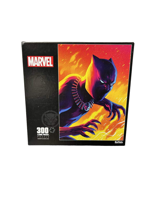 used Buffalo Games Puzzle, Black Panther