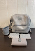 used Dagne Dover Diaper Backpack, with accessories