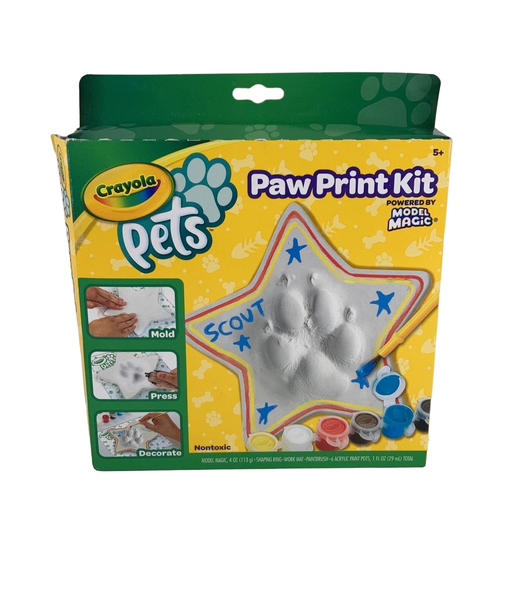 used Crayola Pet Paw Print Kit