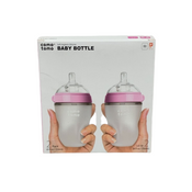 used Comotomo Bottles, 2 Pack, 8oz, Pink