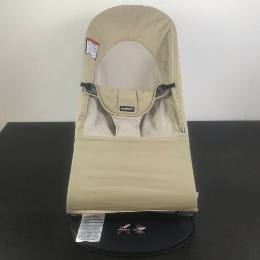 secondhand BabyBjorn Bouncer Bliss, Sand Gray Cotton