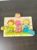 secondhand Janod Chunky Puzzle, Dolls