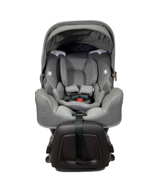 used Nuna PIPA rx Infant Car Seat with RELX Base, Granite, 2021