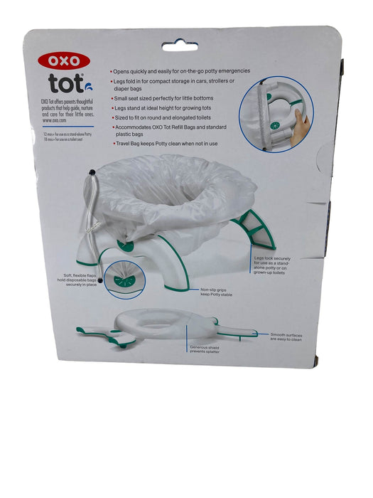 secondhand OXO Tot 2-in-1 Go Potty, Gray/Gray