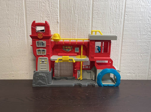 secondhand Playskool Heroes Transformers Rescue Bots Griffin Rock Firehouse Headquarters