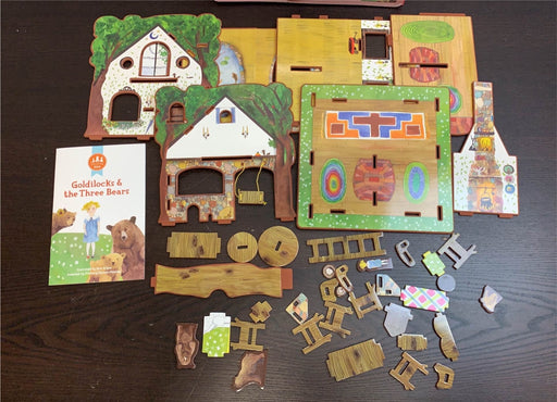 secondhand Storytime Toys Goldilocks And The Three Bears Book And Playset