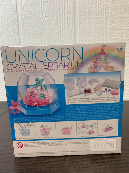 secondhand 4M Unicorn Crystals Terrarium