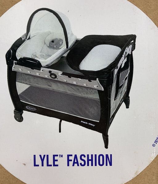 used Graco Pack 'n Play Close2Baby Bassinet Playard, Lyle Fashion