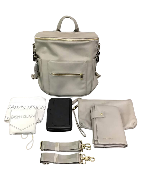 used Fawn Design The Original Diaper Bag, Oat