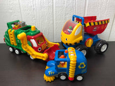 used BUNDLE Magnetic Trains And Vehicles For Wooden Tracks, By WoW Toys