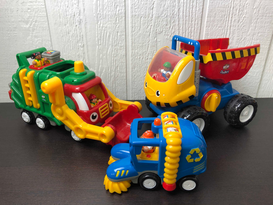 used BUNDLE Magnetic Trains And Vehicles For Wooden Tracks, By WoW Toys