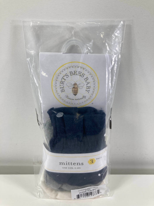 Shop Burt's Bees Baby Organic Baby Mittens, Navy/Gray/Cream at GoodBuy Gear