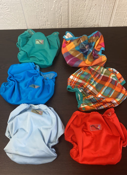 secondhand Rumparooz One Size Diaper Covers, 6qty