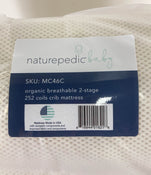 Shop Naturepedic Organic Breathable 252 Coil Baby & Toddler 2-Stage Mattress at GoodBuy Gear