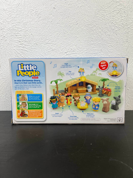 secondhand Fisher Price Little People Christmas Manger