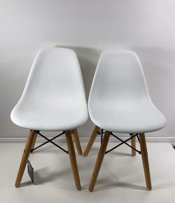 Shop Children’s Plastic Chairs, White at GoodBuy Gear